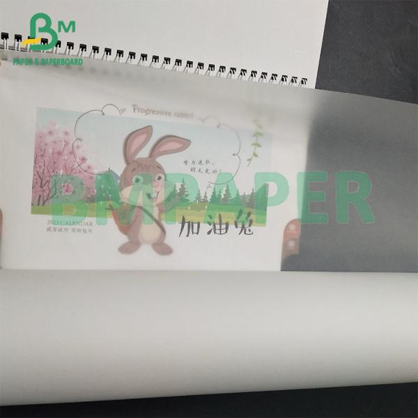 63g White Light Weight Translucent Tracing Paper 880mm×50m Roll Packing