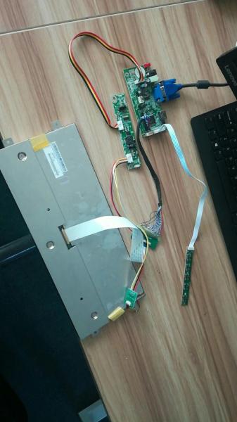 850CD/M2 50 Pin Automotive LCD Display 1920*720 Pixels HSD123KPW1-A Hanstar 12.3