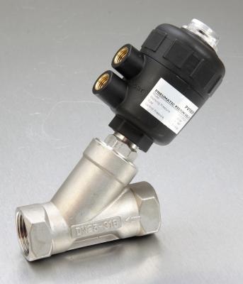 PV800 2 / 2 Way Angle Seat Valve For Medium Up To + 180℃ Namur Type Actuator