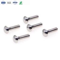 Tornillo de espejo de acero inoxidable M4, cabeza de hongo, M1-M8, 2-80mm