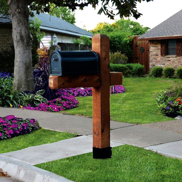 4x4 Post Base Brackets Идеально подходит для почтовых ящиков