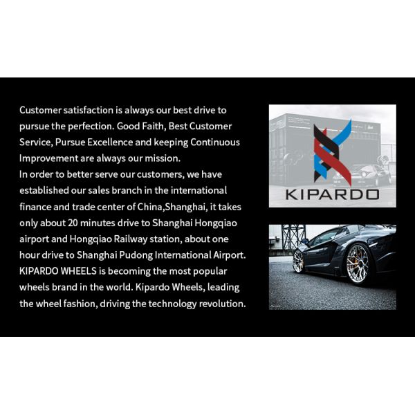Сплав KIPARDO катит Al Тойота 18 дюймов отполировал филированную оправу колеса сплава