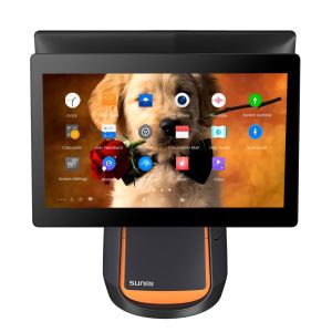 Sunmi T2S POS Ternminal экрана касания 15 дюймов с принтером 80mm термальным