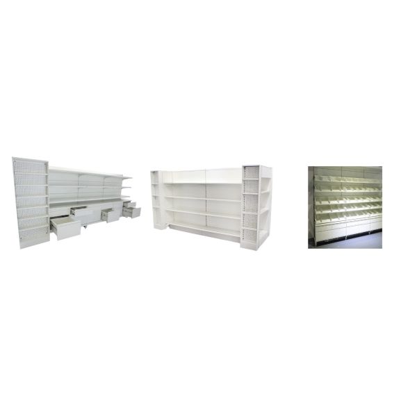 Pharmacy shelving Pharmacy Display Racks Hshelf Pharmacy Storage Racks Retail Shelving for Pharmacy