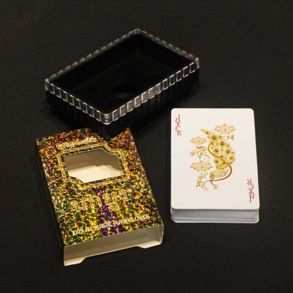 Custom CMYK Color printable poker cards Playing Cards with Box 70x70