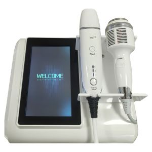 Anti Aging 2 In 1 Rf Hifu With Ice Hammer Skin Tightening Skin Care Machine