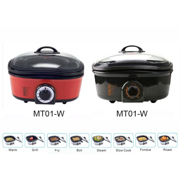 Non Stick Multi Cooker Pressure Cooker Smart Pro Fast Heating 5 Litre Single Dial