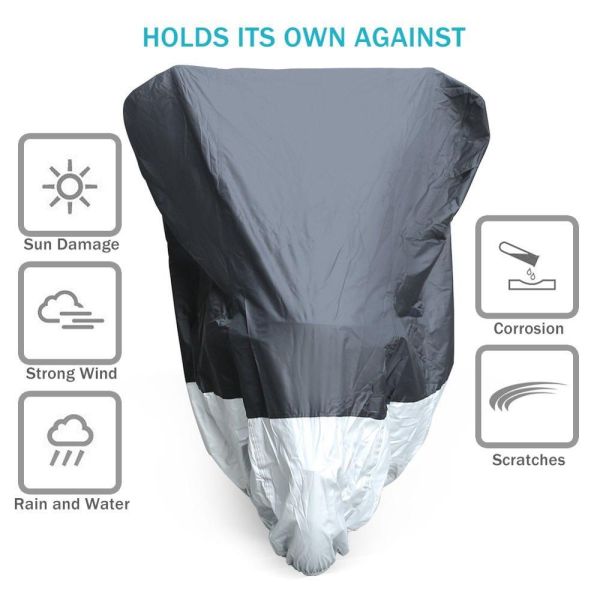 Inflatable Outdoor Motorcycle Cover Lightweight Water Repellent With UV Treating