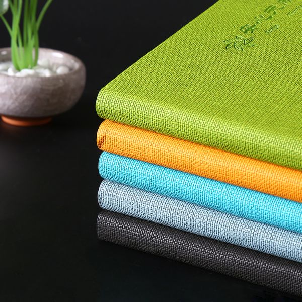 Дизайн твердой обложки ПУ кожаный подарок костюм деловой блокнот с индивидуальным логотипом приемлемо