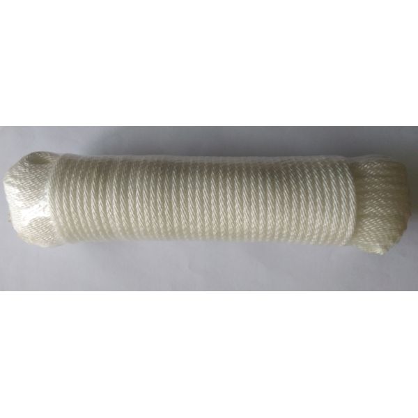 3/16 Inch X 100 Feet Polyester Solid Braided Rope Clothesline