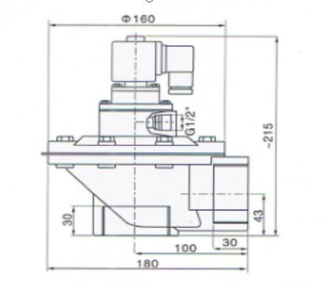 Алюминиевый пневматический клапан ИМПа ульс соленоида размер порта 2 дюймов для удаления пыли