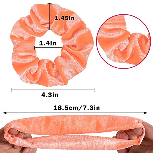 Warrens Girls Other Silk Products 11*4cm Velvet Hair Ties