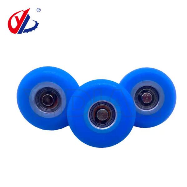 Pressure Roller With Bearing Woodworking Wrapping Machine Silicon Wheel