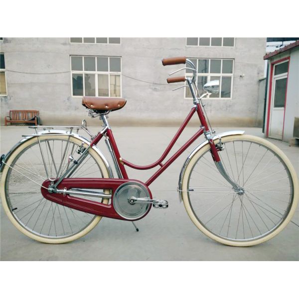 Cheap manufacturer price colorful hi-ten steel 26/28 size retro lady bicycle for sale