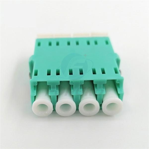 Conector de anteparo Shuttered quadrilátero do Lc do adaptador do cabo de fibra ótica OM3 para CATV