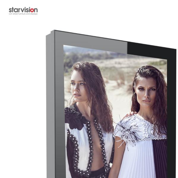Single 55 Inch H178 V178 Angle  Indoor Digital Signage 206.9W For Shopping Mall