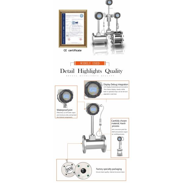 Insertion Type Vortex Flow Meter