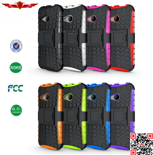 Hot Selling100% Qualify Silicone Belt Clip Holster Cover Cases For HTC ONE 2 Mini Colorful