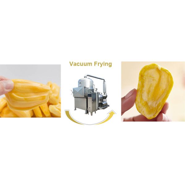 200kg Jackfruit Chips Vacuum Frying Equipment Oil Filtration Installation