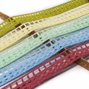 Équilibre de dentelle de polyester d'habillement de crochet de 20KJ30 3.5cm