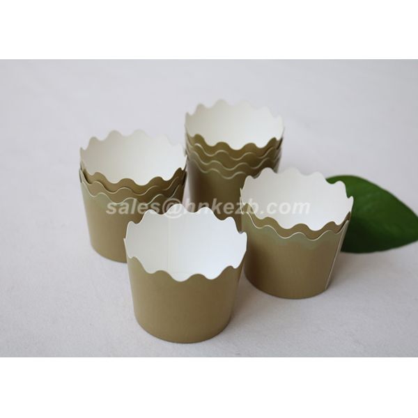Individual Small Paper Cake Box , Cupcake Baking Cups For Baked Goods