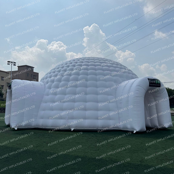 White Striking Inflatable Marquee Tent Wedding Igloo White Canopy Inflatable Igloo Dome Tent Camping Party Outdoor