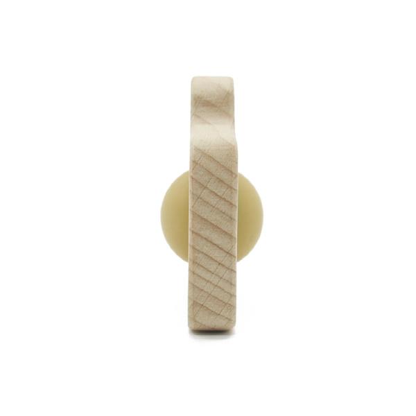 Food Grade Wood SGS Silicone Baby Rattle Sensory Teething Toys