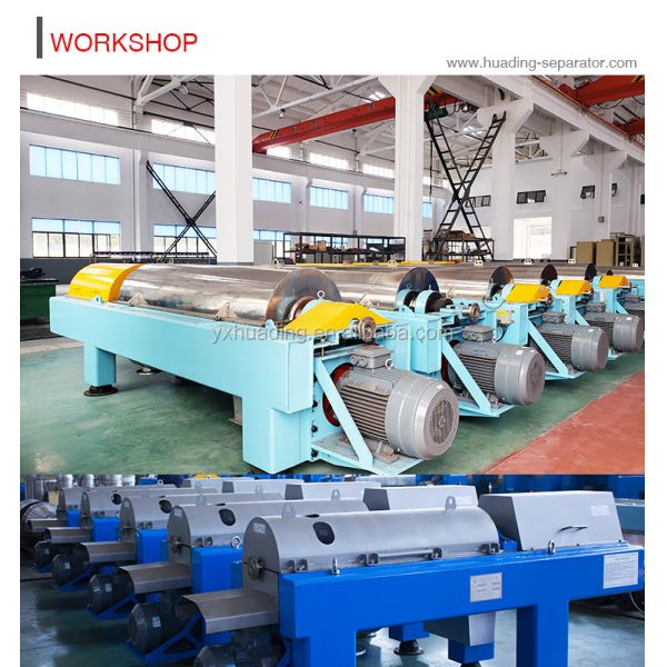 Classifying Decanter Centrifuge 1600G - 4000g Continuous Horizontal Centrifuge