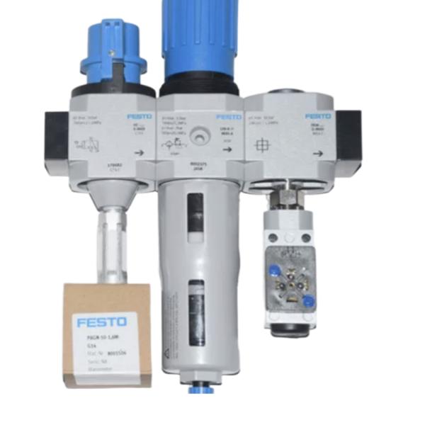 Industrial Dust Filter FESTO LF-3/4-D-MAXI-A 40μm Manual Drain Anti-Corrosion Zinc Alloy Structure