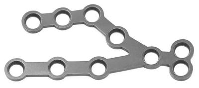 1.5mm Calcaneal Locking Plate And Screw Type IV L/R Gold Blue Grey