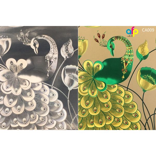 Легкая операция штамповки перед печатью холодной фольги