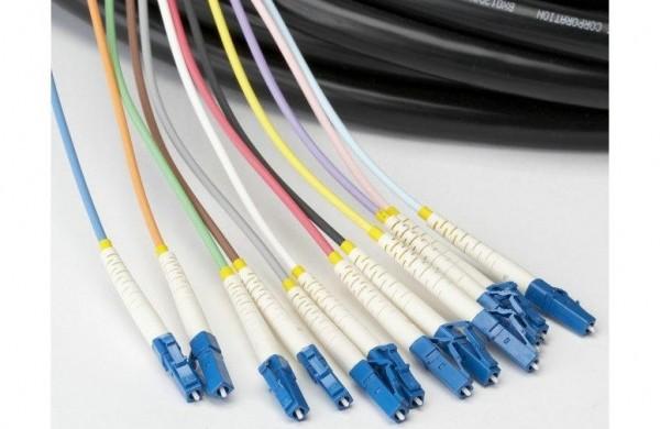 SM/MM UPC/APC LC Fiber Optic Cable , Multimode Fiber Patch Cord For Outdoor / Indoor