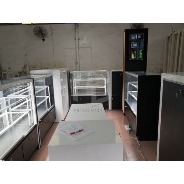 vidro moderado grosso longo da largura 10mm da mostra 3000mm da exposição do telefone celular de 4000mm