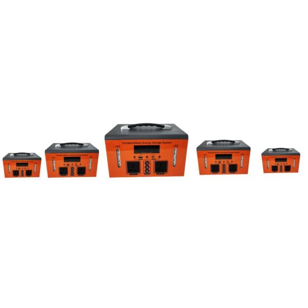 300W Off-Grid Solar Mobile Device Charging Station with 12V DC Output Correction Wave