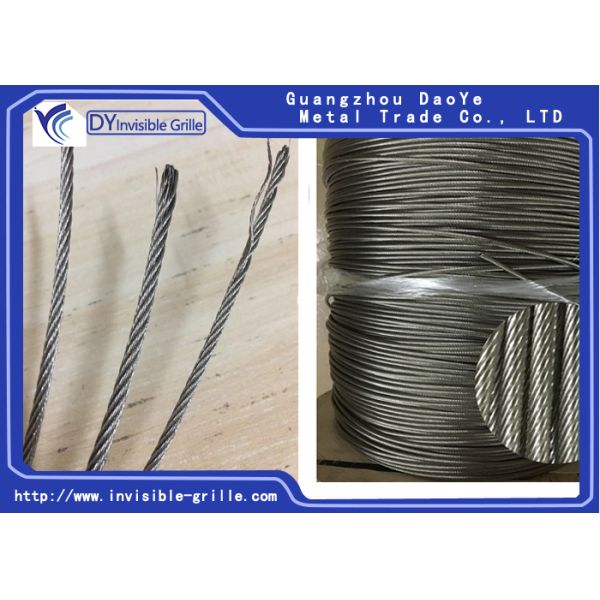 Способность корозии провода нержавеющей стали 316 хорошая анти- для невидимых грилей