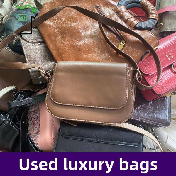 Leather Women Used Luxury Bags Italy Designer Second Hand Ladies Handbag
