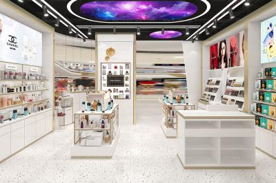 Modern Simplicity Beauty Store Design Perfume Display Rack for Skincare Store Display and Luxury Shop Fitting
