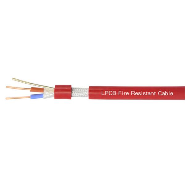 Fire Alarm Cable LPCB EN50200 PH30/120 Shielded 2 Core 1.5mm2 PVC Jacket for Systems