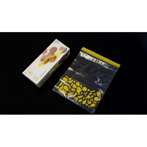 Customizable PE Double Zipper Food Storage Bags BPA-Free Leakproof & Reusable Ideal for Kitchen Organization & Meal Prep