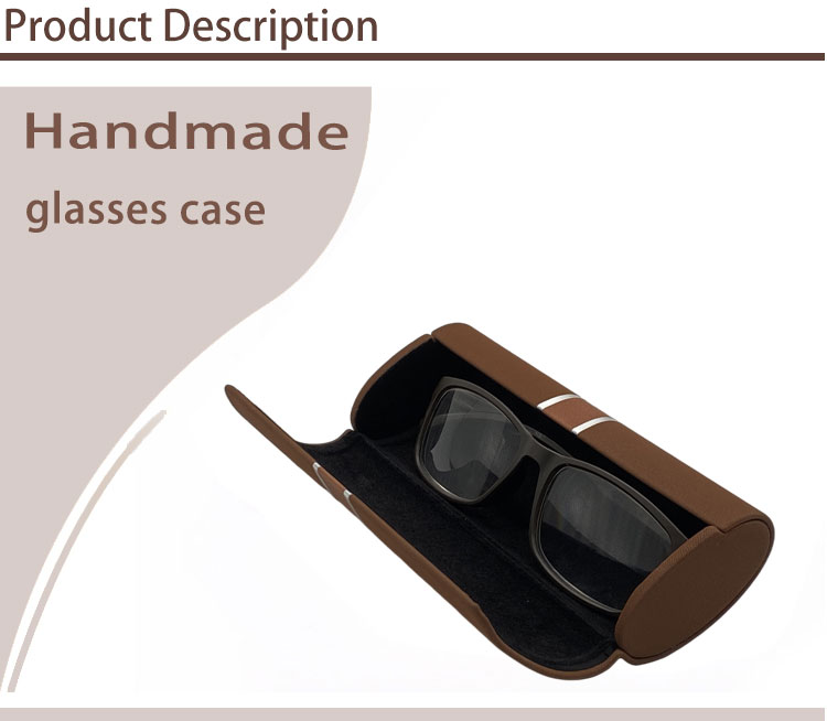 Стекла пакуя случай Eyeglass утюга кожаный Handmade