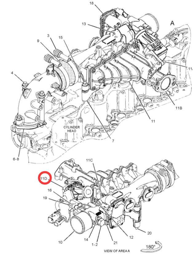 349-6734 467-0543 578-9953 EGR Valve For E320E 329E C6.6 C7.1 Excavator Spare Parts