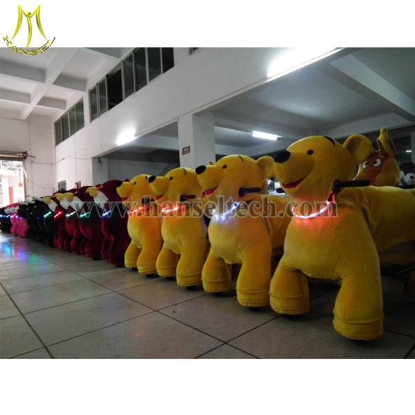 Hansel 2016 high quality animal ride electrical battery operated car outdoor coin kiddie rides