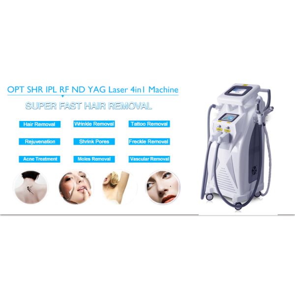 High Frequency Beauty Equipment Facial OPT Elight RF Nd Yag Laser Multifunctional Beauty Equipment