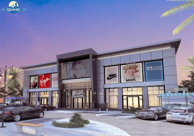Large Span Commercial Modular Building Multi High Rise Steel Structure Shopping Center / Mall