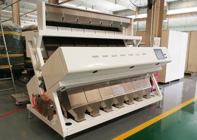 Recyclable 7 Channels Peanut Color Sorter , Cashew Nut Sorting Machine