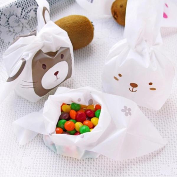 High Quality Easter Clear Plastic Cellophane Candy Bag Bopp Cello Treat Bag
