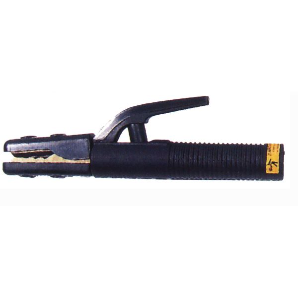 Black Color Welding Electrode Holder , Impact Resistant 400 Amp Electrode Holder