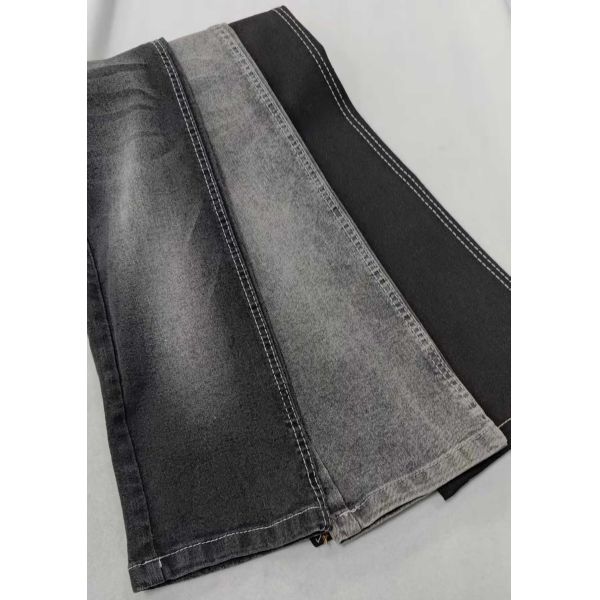 Heavy weight 11oz Black/Black with full width 180cm 7*16/70 Denim fabric JSD3320A for men jeans