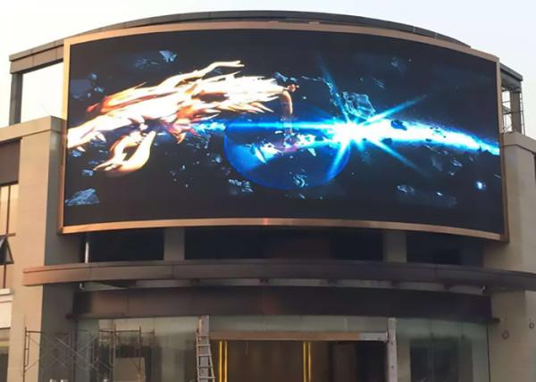 10mm Outdoor Large Video Screen Displays 300m View Distance