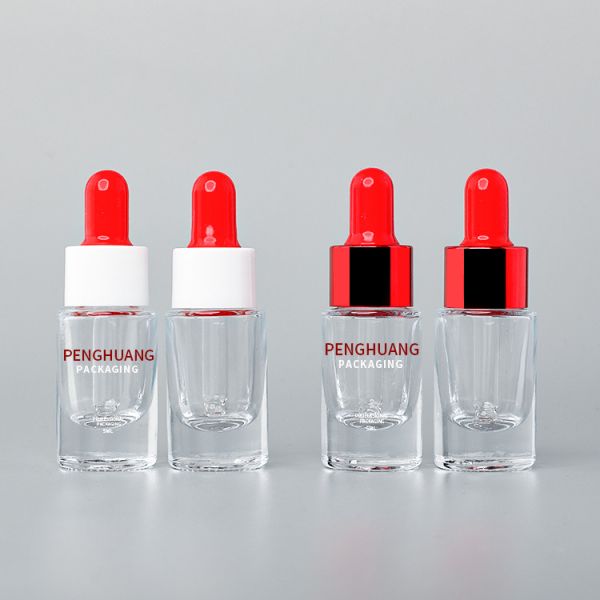 Забота кожи стеклянной бутылки оптовой капельницы бутылки эфирного масла круга 5ml косметическая